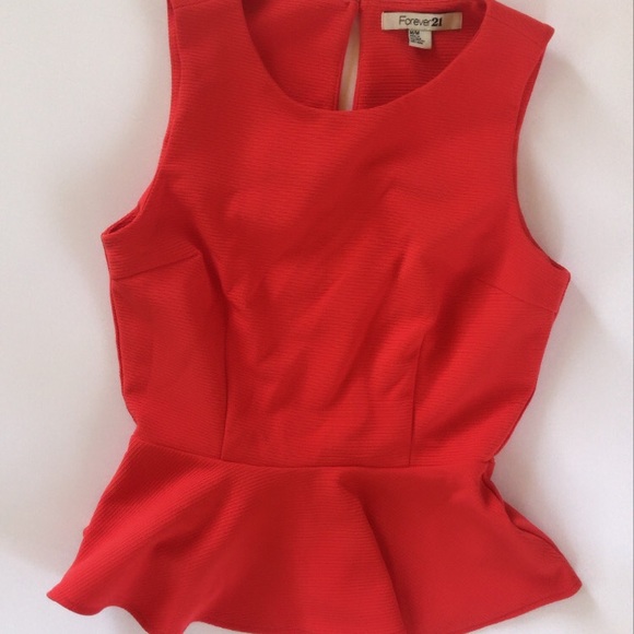 Forever 21 Tops - Forever 21 Peplum Top